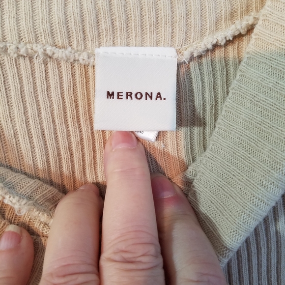 Merona women's light sweater beige - Picture 2 of 4